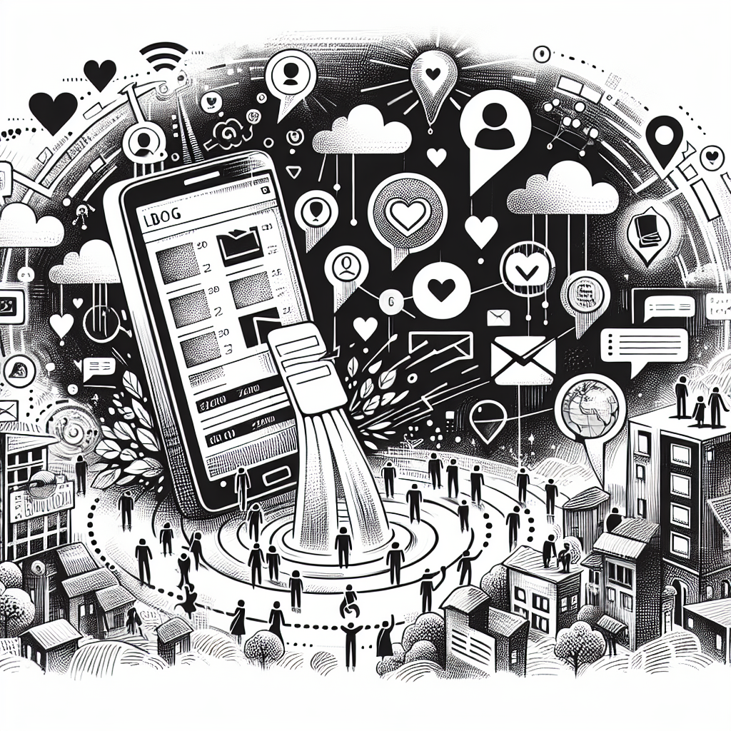 Illustration of sms notification popping up in a secure sms transmission visual setting, with a happy mood.